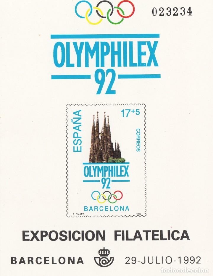 Sellos: PRUEBA NUM. 26 OLYMPHILEX 92 - Foto 1