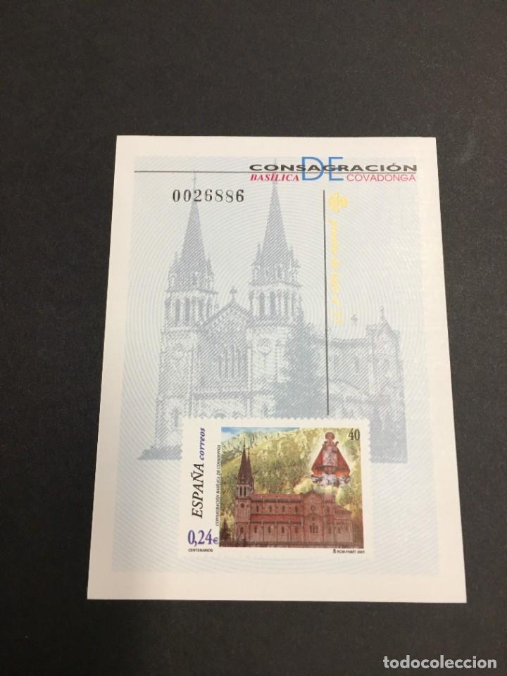 Sellos: ESPA&Ntilde;A 2001 PRUEBA DE LUJO COVADONGA - Foto 1