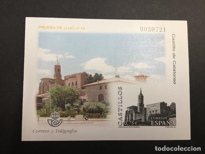 Sellos: ESPA&Ntilde;A 2002 PRUEBA DE LUJO .CASTILLO DE CALATORAO - Foto 1
