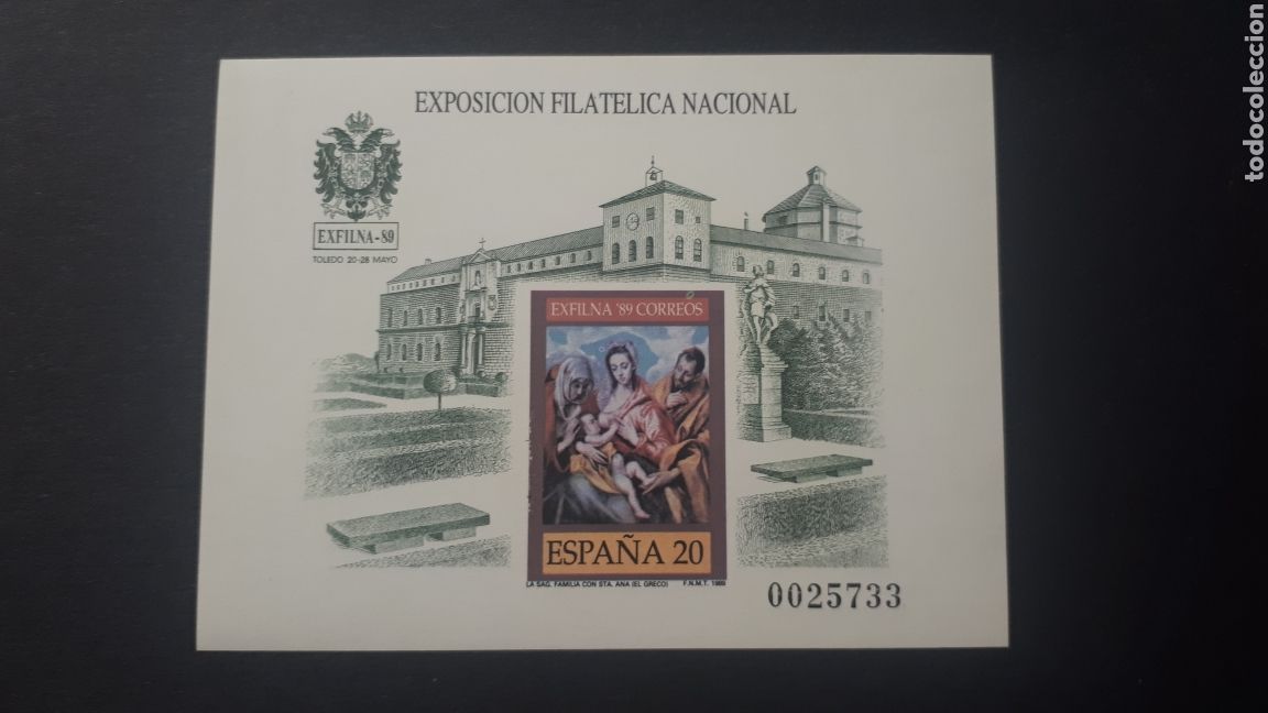 Sellos: Prueba EXFILNA 89 TOLEDO - Foto 1