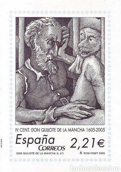 Sellos: Litografia 2&deg; Centenario Don quijote 2005 - Foto 1