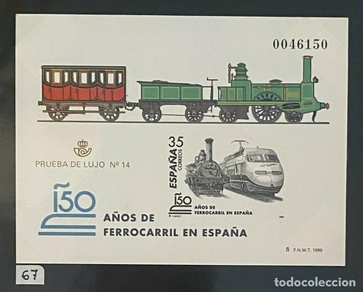 Sellos: ESPA&Ntilde;A SPAIN PRUEBAS DE LUJO NUMERO 67 - Foto 1