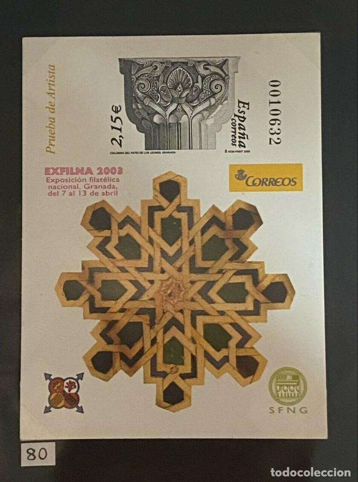 Sellos: ESPA&Ntilde;A SPAIN PRUEBAS DE LUJO NUMERO 80 - Foto 1