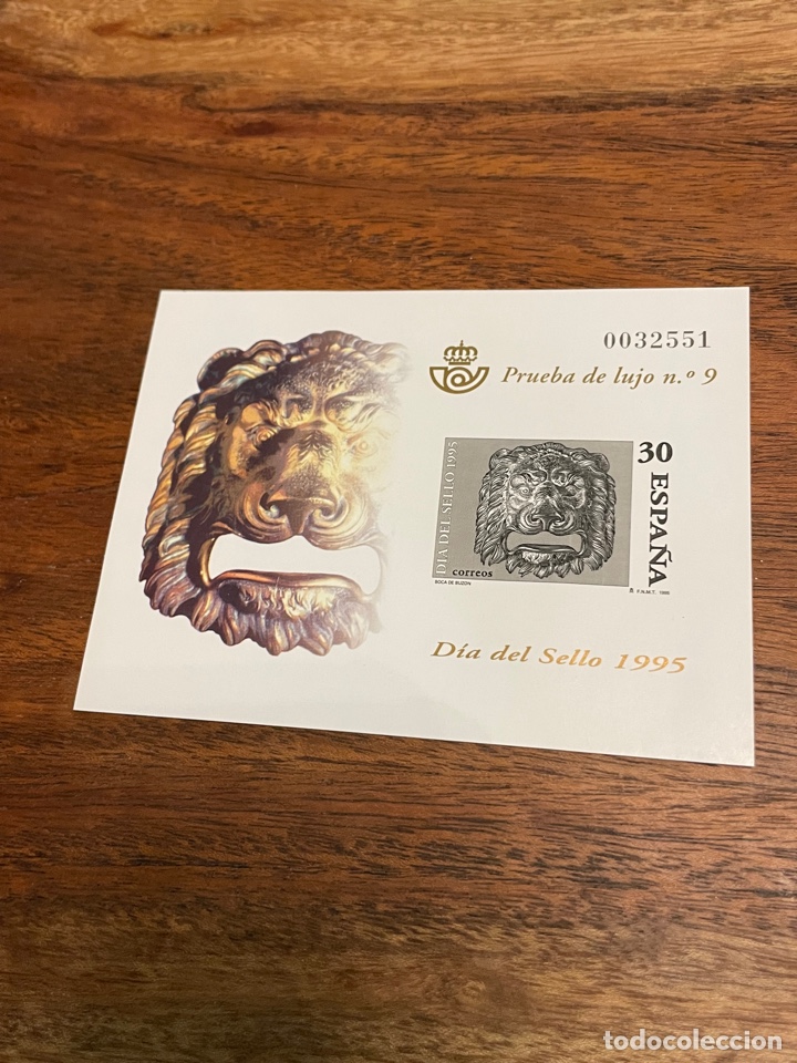 Sellos: Prueba de Lujo Edifil 34 a&ntilde;o 1995 - Foto 1