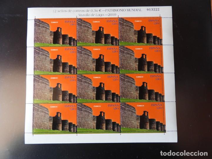Sellos: MINIPLIEGO MURALLA LUGO - Foto 1
