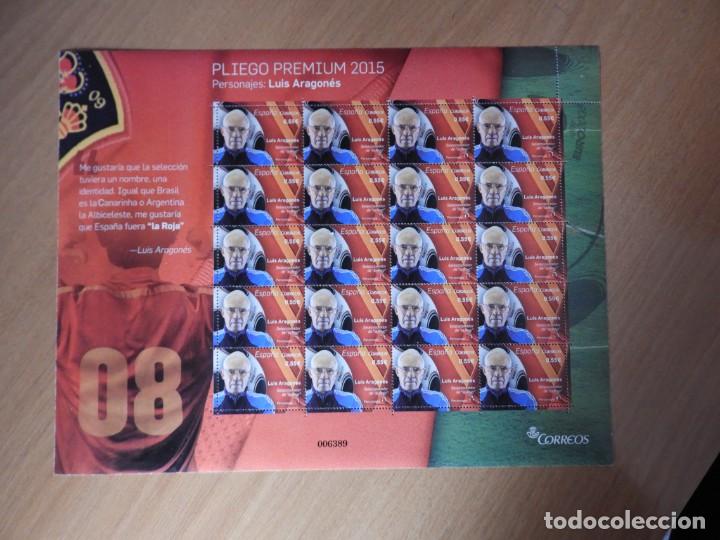 Sellos: PLIEGO PREMIUM LUIS ARAGONES 2015 - Foto 1