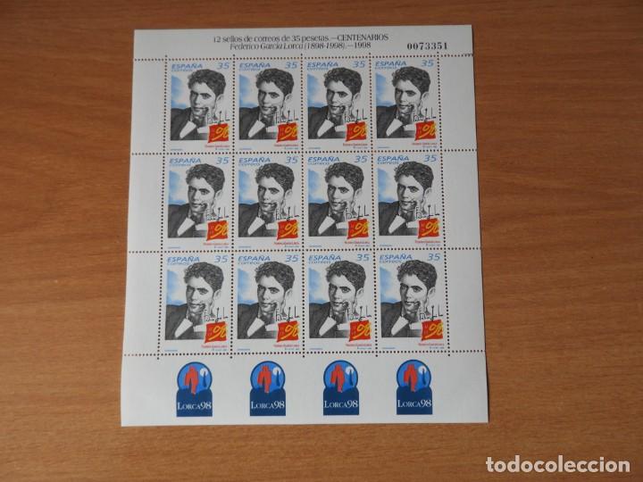 Sellos: MINIPLIEGO GARCIA LORCA - Foto 1