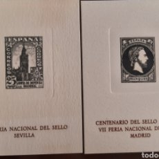 Sellos: AÑO 1974,VII FERIA NACIONAL DEL SELLO MADRID, CENTENARIO SELLO 1874-1974