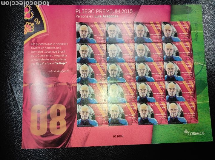Sellos: Pliegos premium 2015 Luis Aragon&eacute;s N 20 - Foto 1