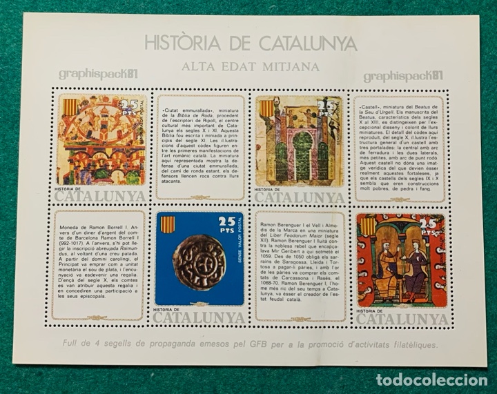 Sellos: 10 HB HISTORIA DE CATALU&Ntilde;A. - Foto 1