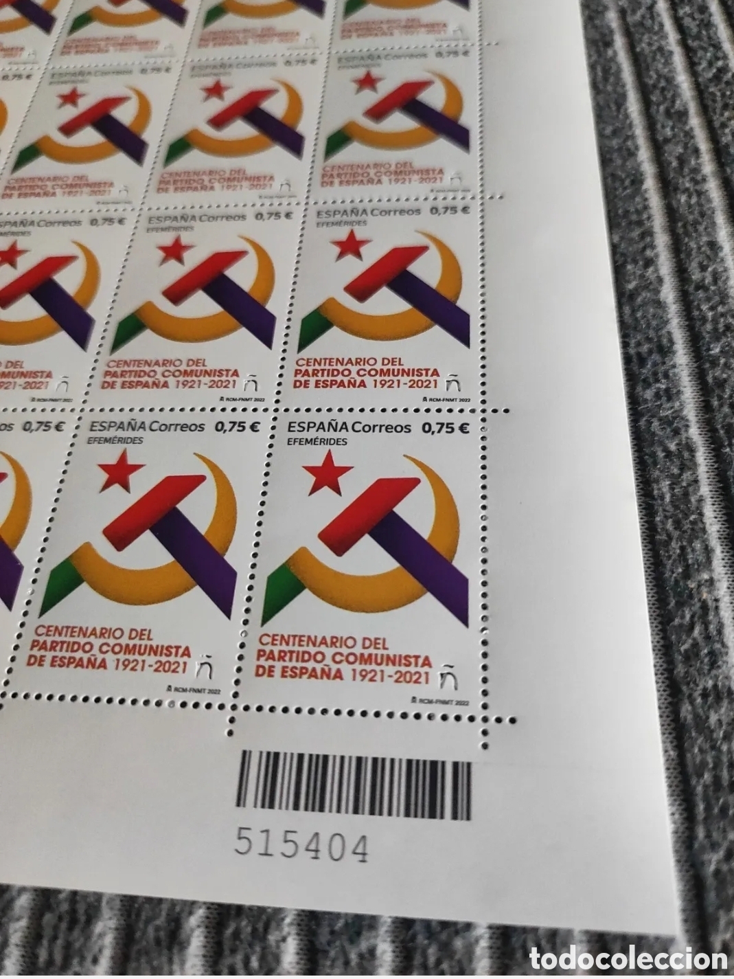 Sellos: Sello Partido Comunista Espa&ntilde;ol - Foto 2