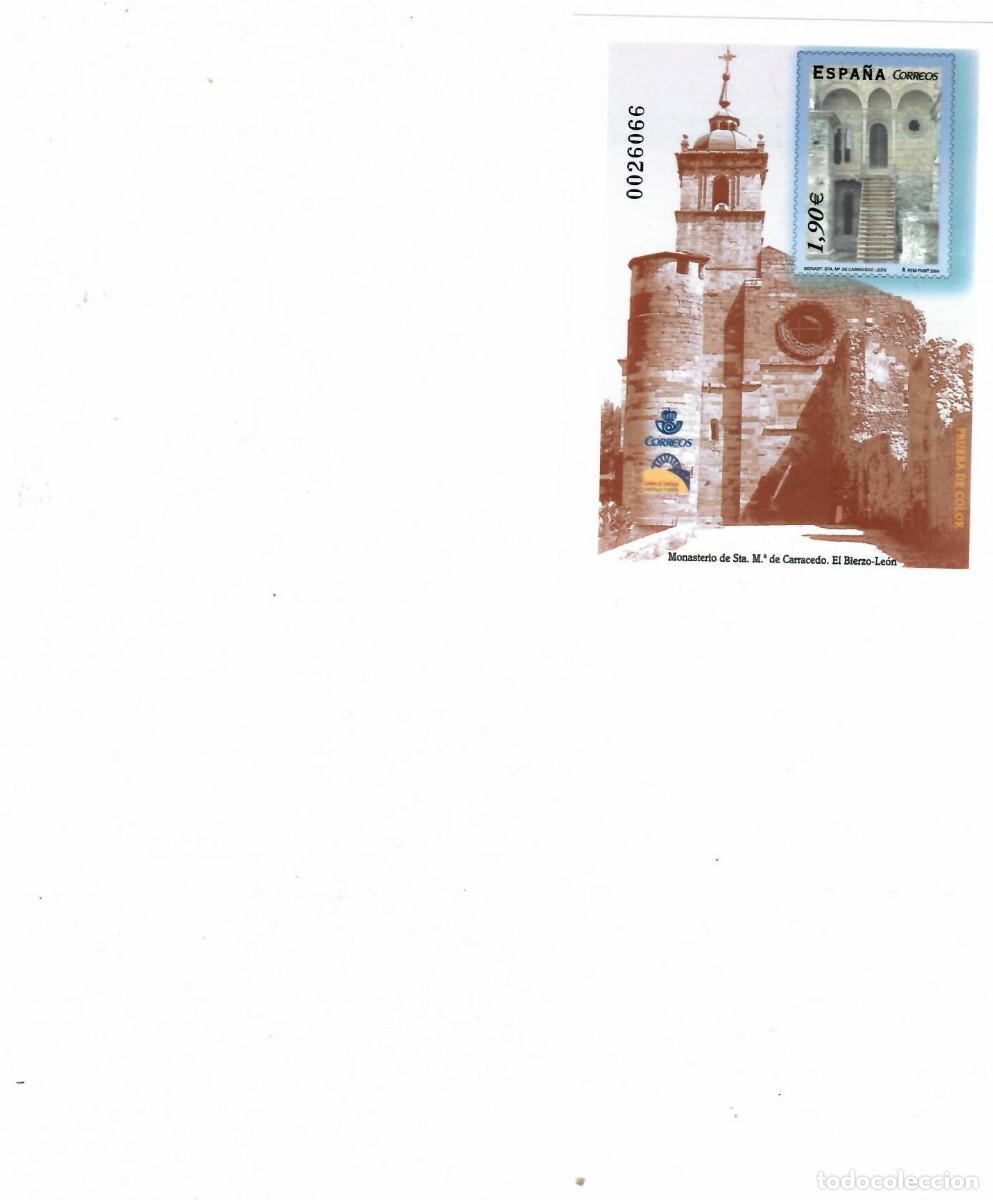 Sellos: PRUEBA DE LUJO MONASTERIO DE CARRACEDO A&Ntilde;O 2004 - Foto 1