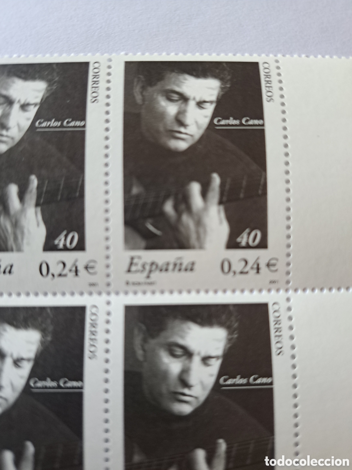 Sellos: Bloque (4) Carlos Cano 2001 - Foto 2