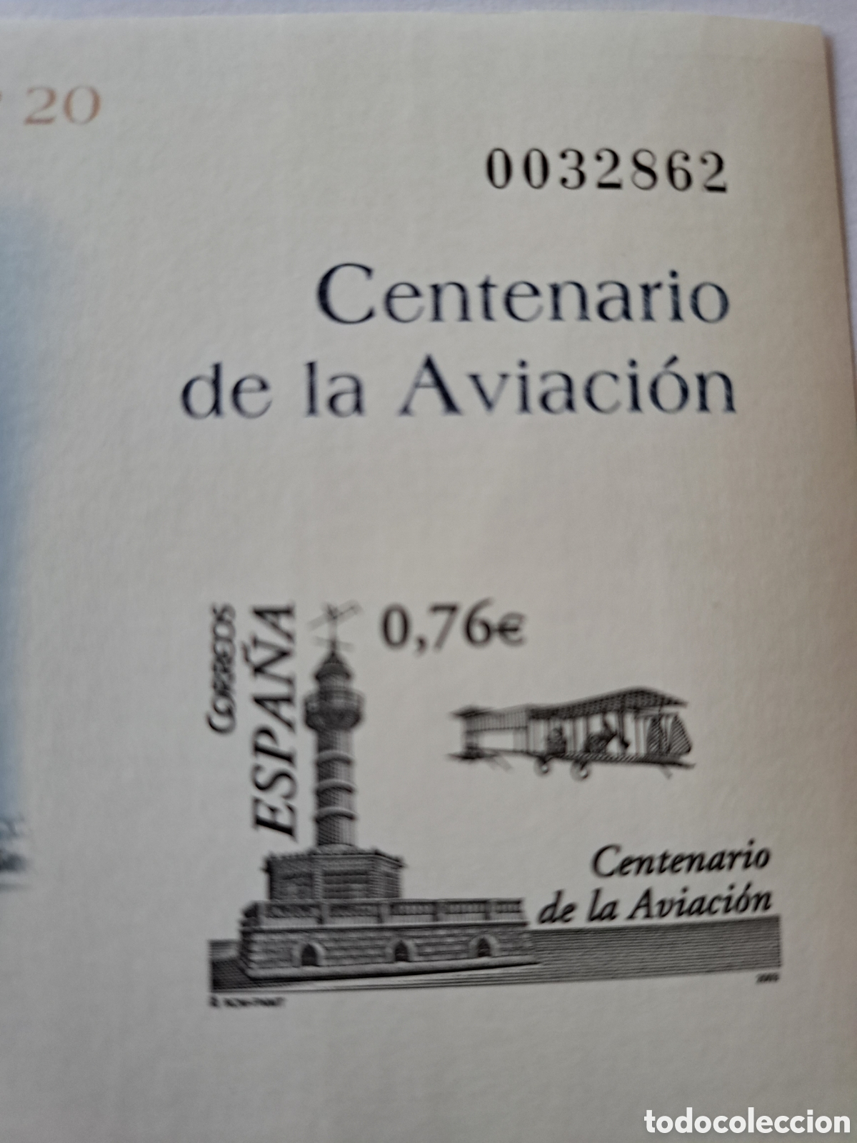 Sellos: Prueba de lujo N&deg; 20 centenario de la aviaci&oacute;n 2003 - Foto 3