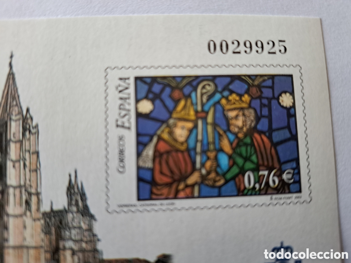 Sellos: Prueba VII centenario catedral de Le&oacute;n 2003 - Foto 2