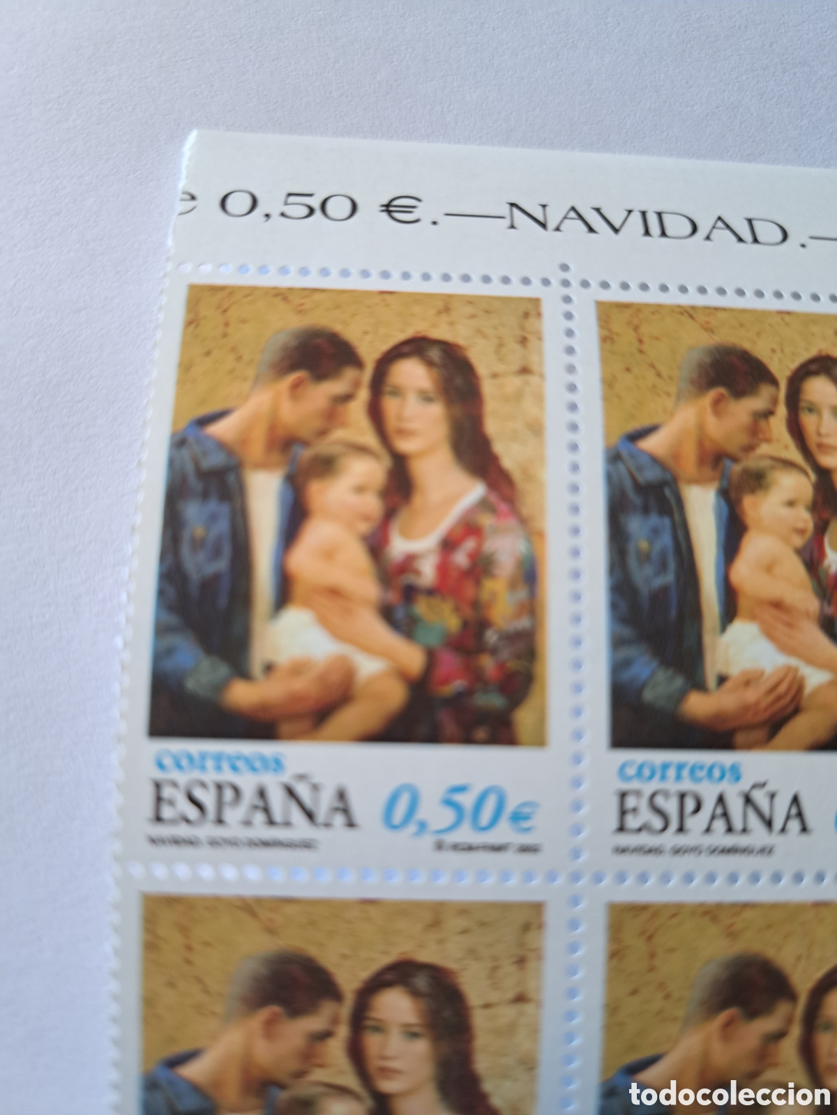 Sellos: Bloque (4) Navidad 2002 - Foto 2