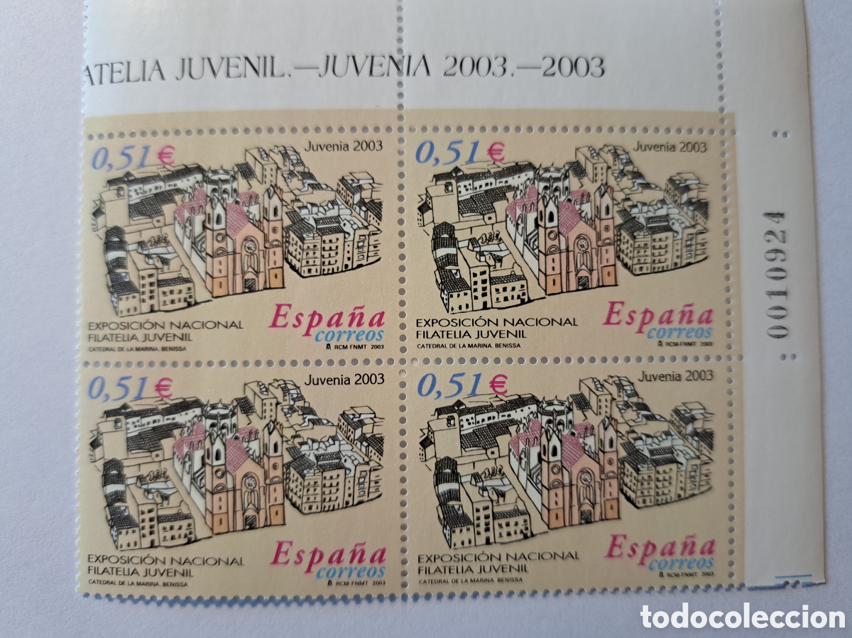 Sellos: Bloque (4) Juvenia 2003 - Foto 1