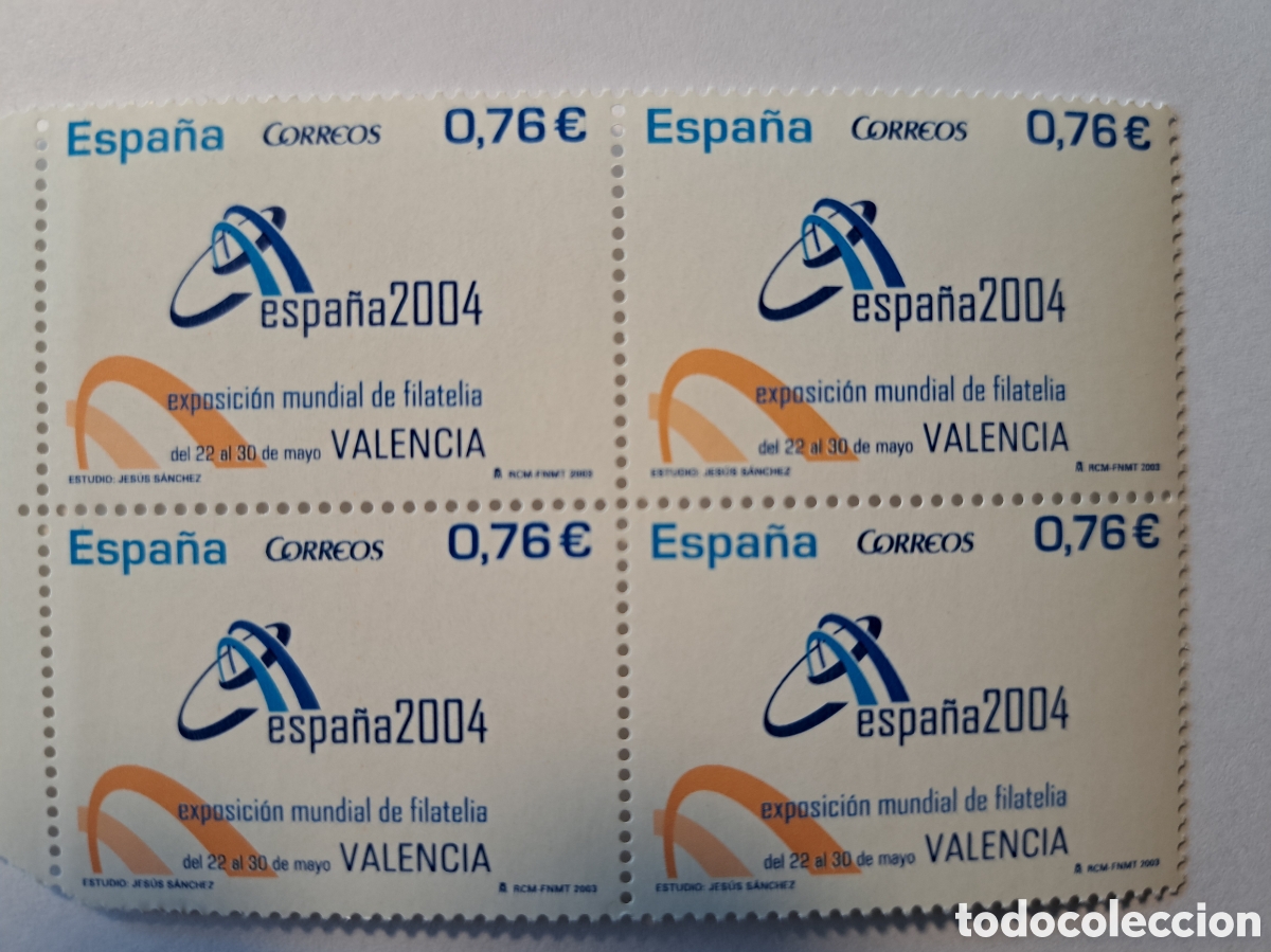 Sellos: Bloque (4) Espa&ntilde;a 2004 Filatelia 2003 - Foto 1