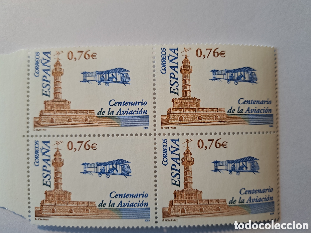 Sellos: Bloque (4) centenario de la aviaci&oacute;n 2003 - Foto 1
