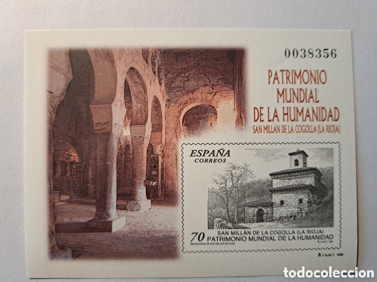 Sellos: Pruebas (2) San Millan de la Cogolla 1999 - Foto 3