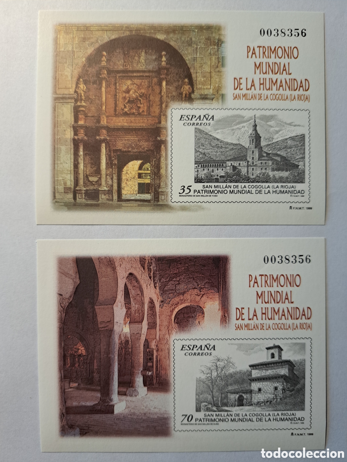Sellos: Pruebas (2) San Millan de la Cogolla 1999 - Foto 1
