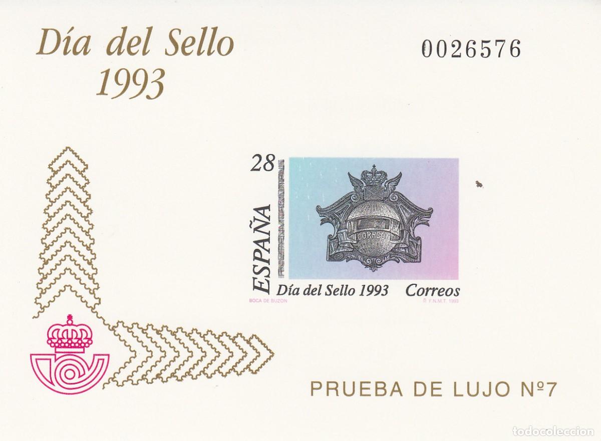Sellos: PRUEBA NUM. 28 DIA DEL SELLO 1993 - Foto 1