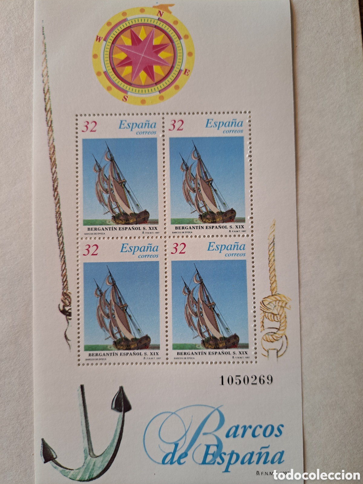 Sellos: Bloques (4) Barcos de Espa&ntilde;a 1996-97 - Foto 4