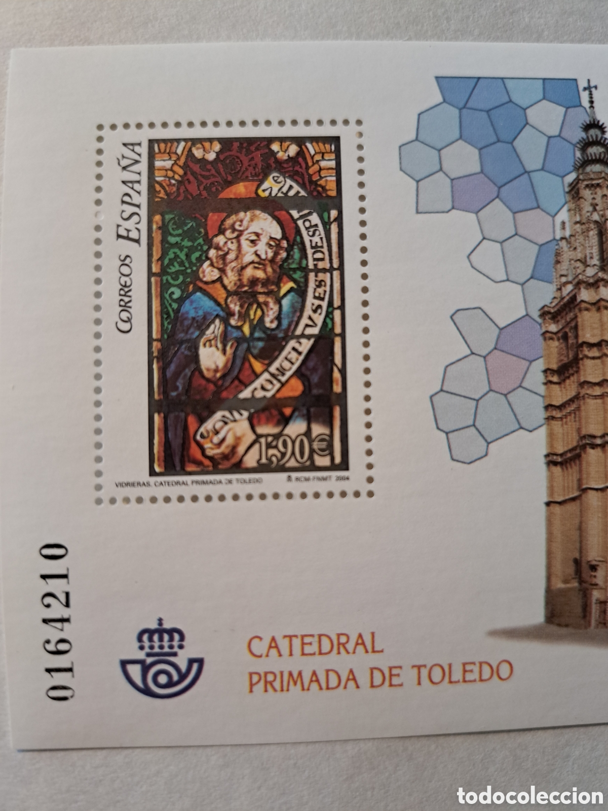 Sellos: Hoja dentada catedral de Toledo 2004 - Foto 2