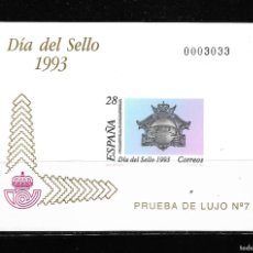 Francobolli: ESPAÑA 1993, PRUEBA OFICIAL EDIFIL 28 - DÍA DEL SELLO. MNH.