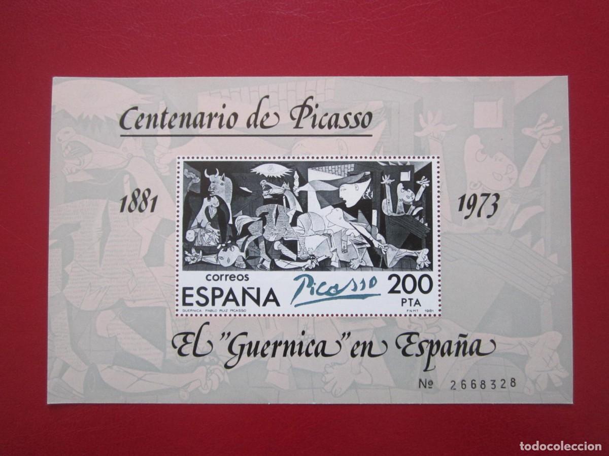 Sellos: HOJITA SH CENTENARIO DE PICASO 1981 - Foto 1