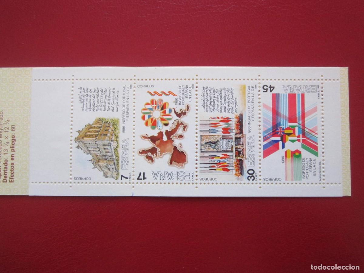 Sellos: CARNET INGRESO DE ESPA&Ntilde;A Y PORTUGAL EN LA C.E.E. - Foto 2