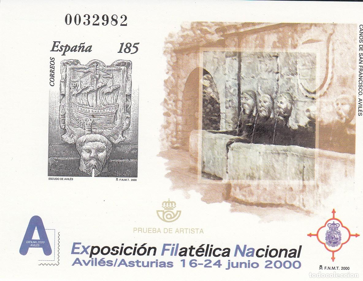 Sellos: 2000 - PRUEBA NUM . 72 EXFILNA 2000 AVIL&Eacute;S - Foto 1