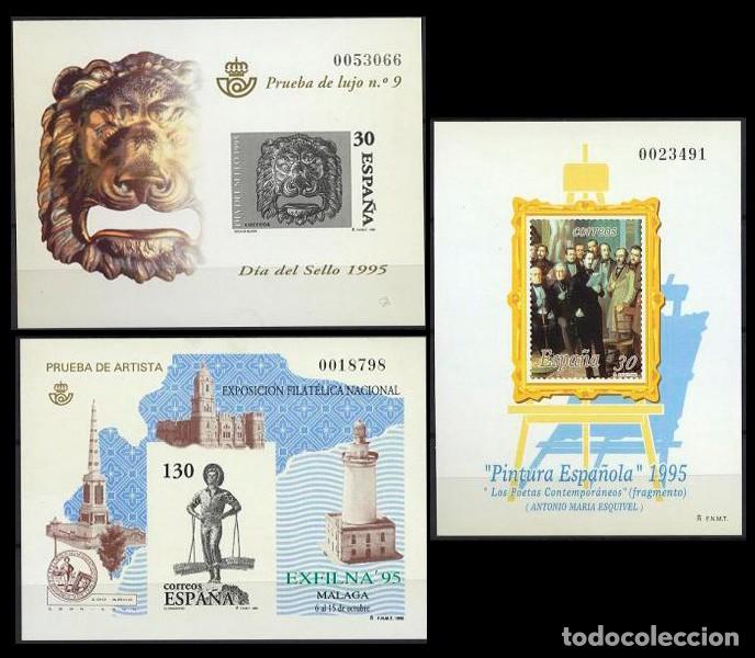 Sellos: PRUEBAS DE LUJO A&Ntilde;O 1995 - NUEVAS. - Foto 1