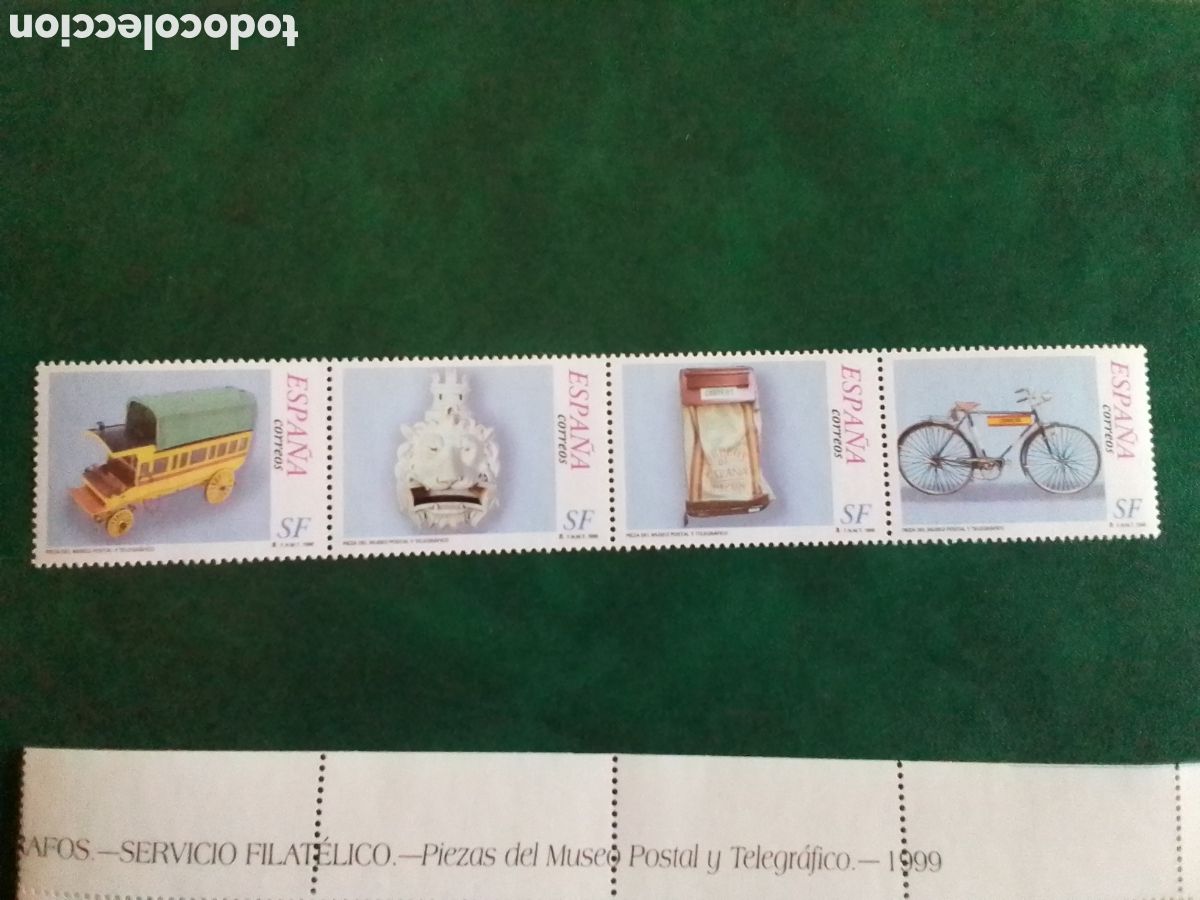 Sellos: 4 sellos SF &rdquo;Museo Postal&rdquo; - Foto 2