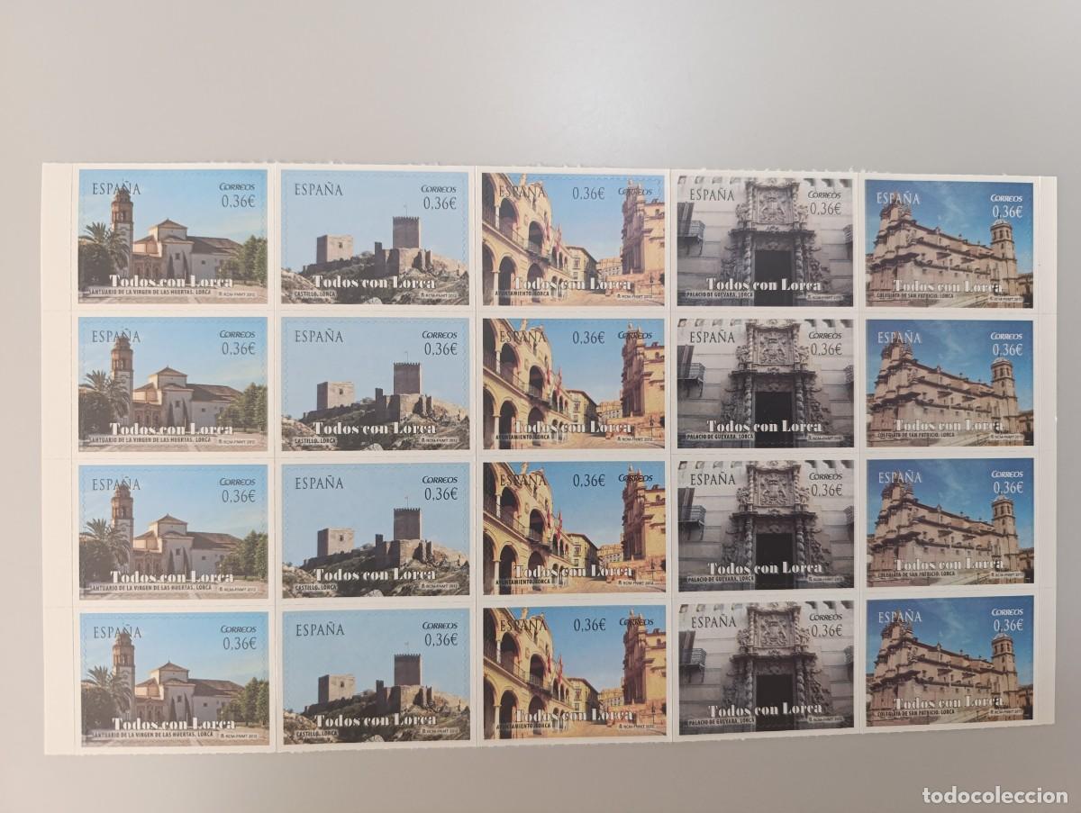 Sellos: 2012 4 carnets Todos con Lorca. 4691/95 - Foto 1