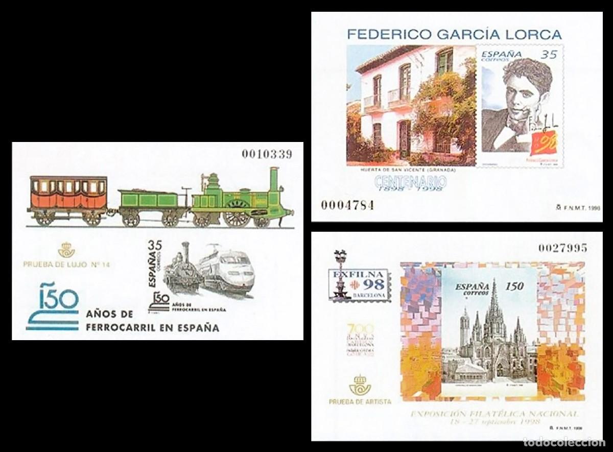 Sellos: PRUEBAS DE LUJO A&Ntilde;O 1998 - NUEVAS. - Foto 1