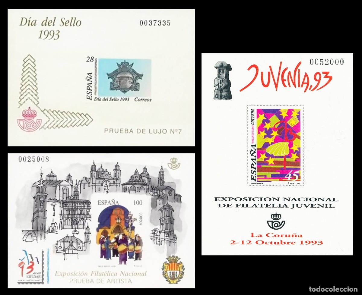 Sellos: PRUEBAS DE LUJO A&Ntilde;O 1993 - NUEVAS. - Foto 1