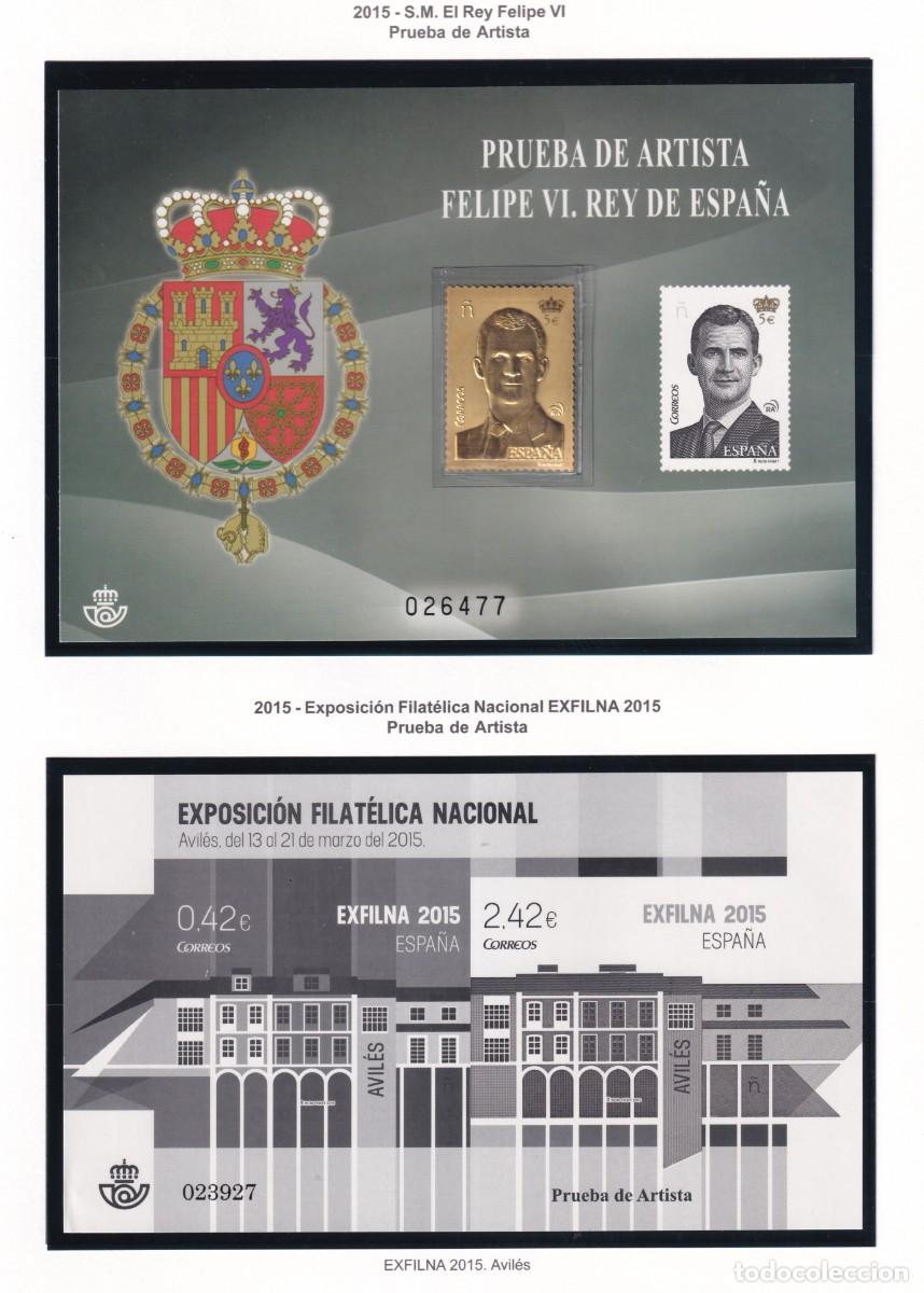 Sellos: ESPA&Ntilde;A. A&Ntilde;O 2015. COLECCION DE PRUEBAS DE LUJO - Foto 1