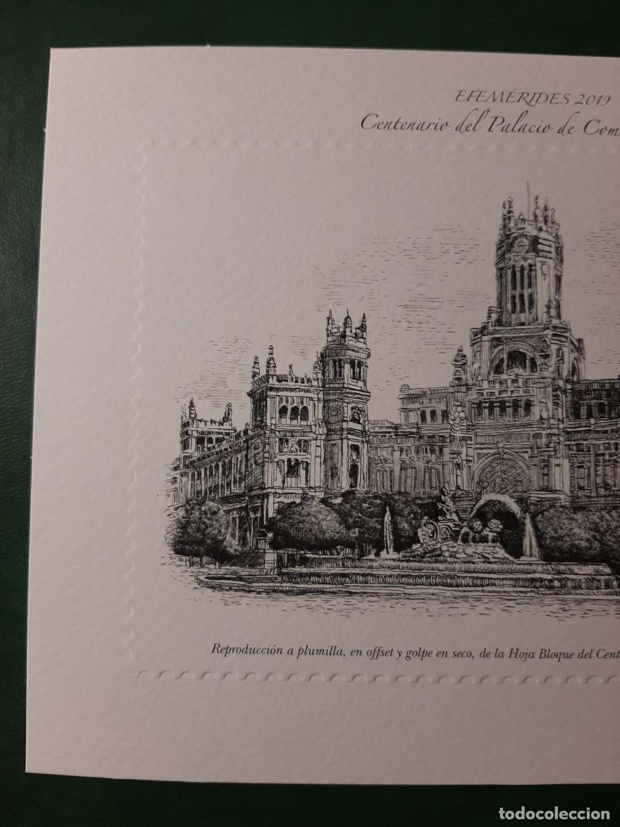 Sellos: Efem&eacute;rides 2019. Centenario del Palacio de Comunicaciones. A&ntilde;o 2019. - Foto 2