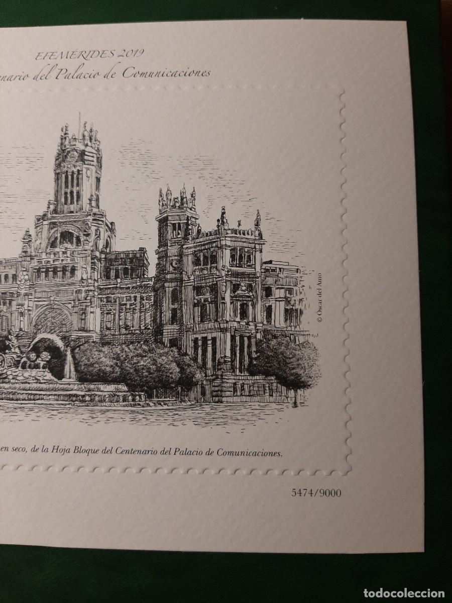Sellos: Efem&eacute;rides 2019. Centenario del Palacio de Comunicaciones. A&ntilde;o 2019. - Foto 3