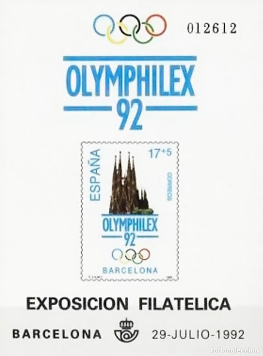 Sellos: PRUEBA DE LUJO 26 - Olimphilex 92. NUEVA - Foto 1