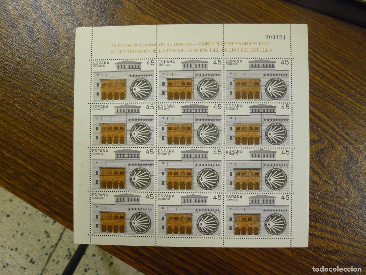 Sellos: Hoja Bloque IX Centenario del Fuero de Estella - Foto 1