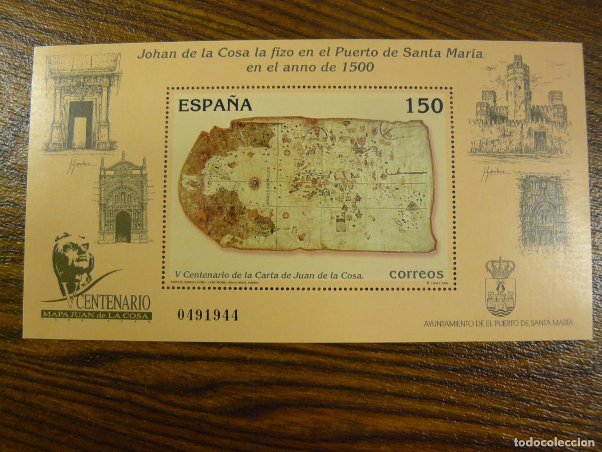 Sellos: Hoja Bloque Juan de la cosa 2000 - Foto 1