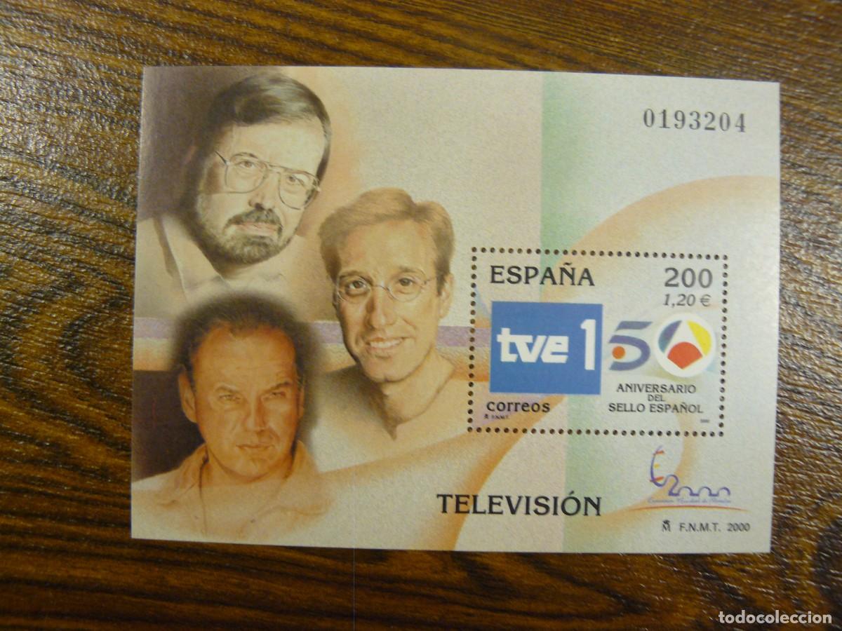 Sellos: Hoja Bloque Television espa&ntilde;ola - Foto 1