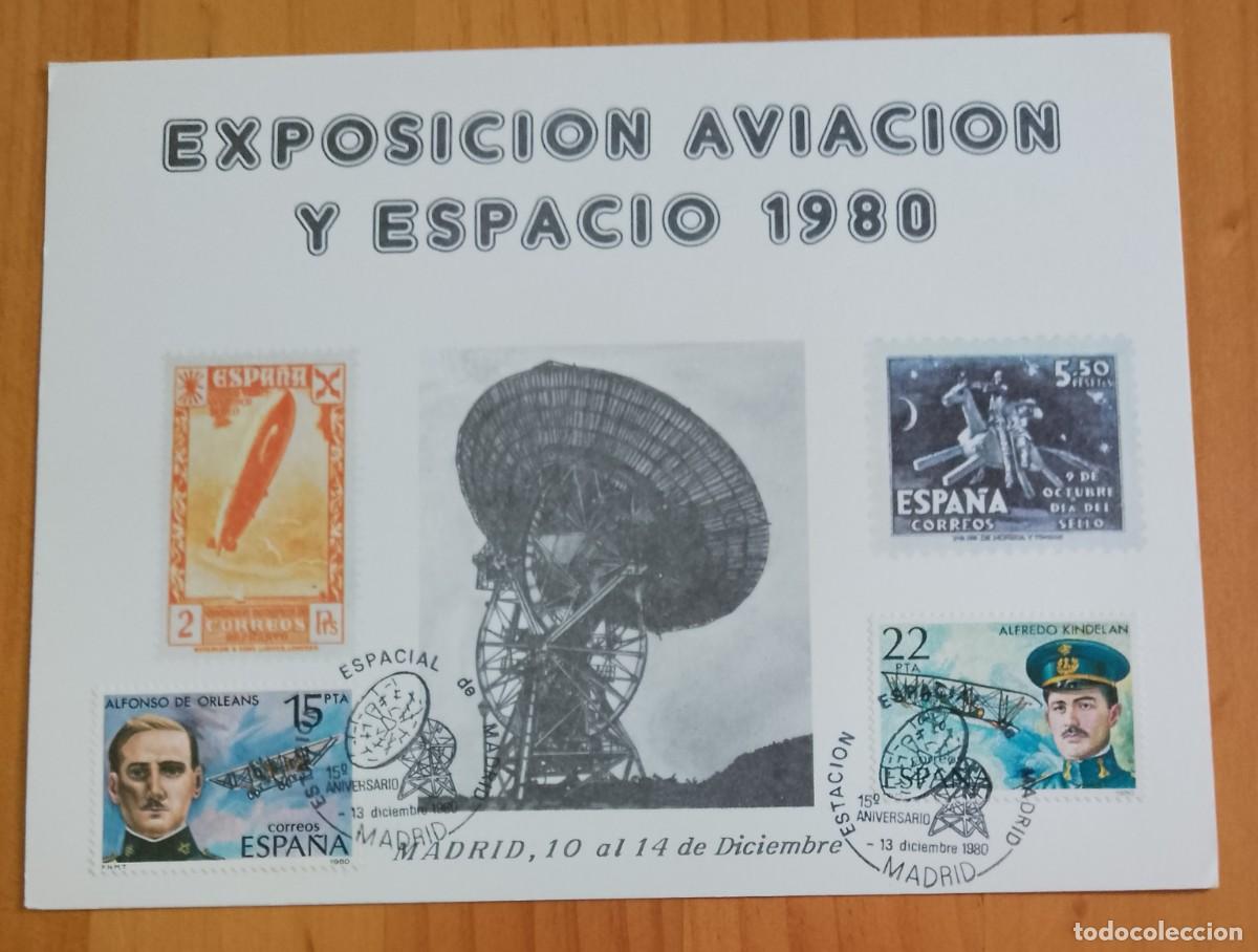 Sellos: EXPOSICI&Oacute;N AVIACI&Oacute;N Y ESPACIO 1980 - Foto 1