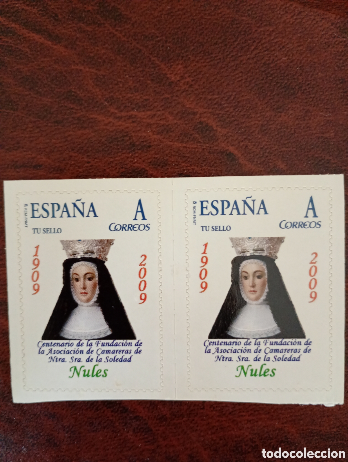 Sellos: Tusello de la Virgen Soledad 2009 - Foto 1