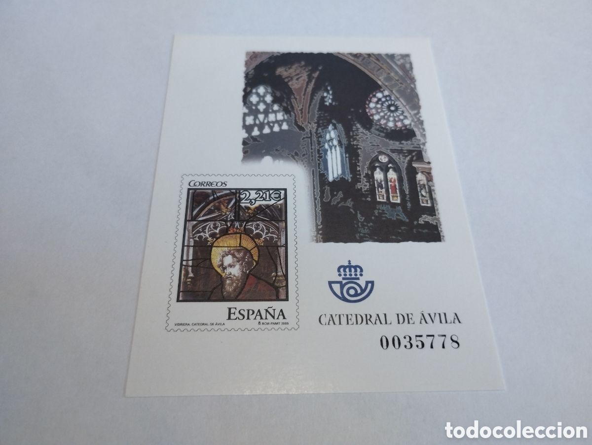 Sellos: Prueba de lujo s&iacute;n dentar catedral de Avila 2005 - Foto 1