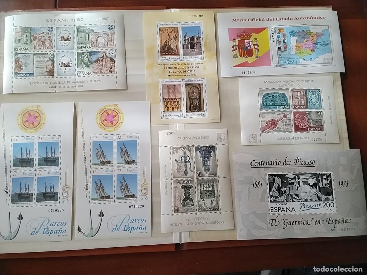 Sellos: Lote hojas bloque Espa&ntilde;a - Foto 2