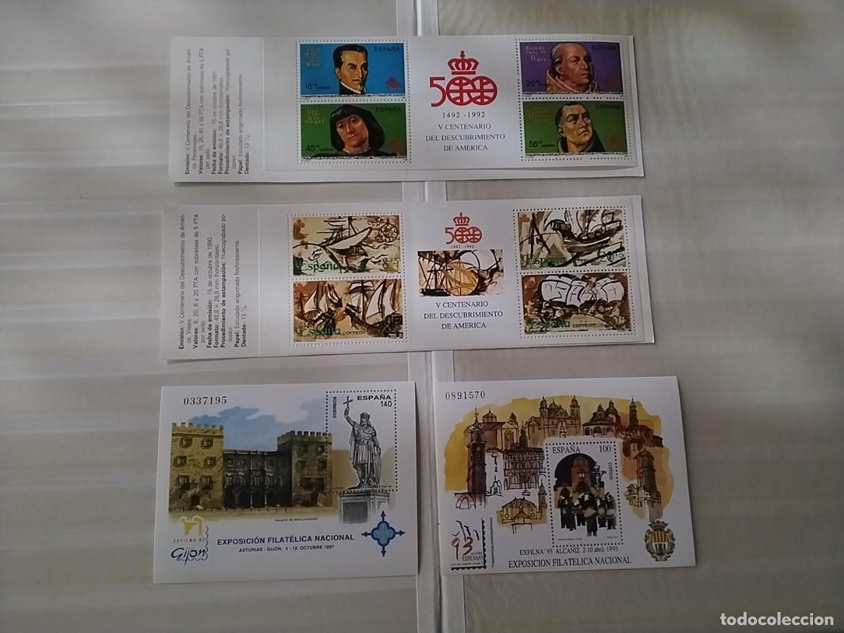 Sellos: Lote hojas bloque Espa&ntilde;a - Foto 3