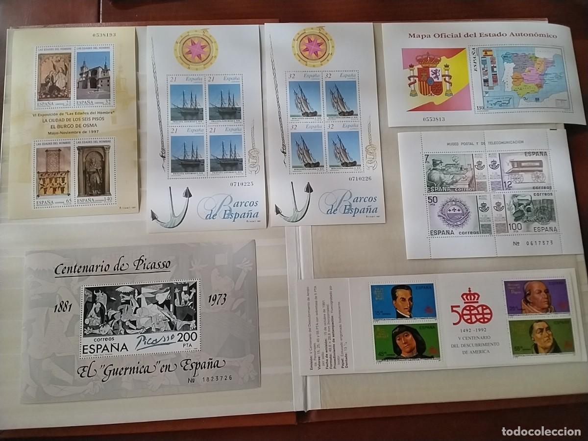 Sellos: Lote hojas bloque Espa&ntilde;a - Foto 1